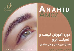 دوره آموزش لیفت و لمینت ابرو