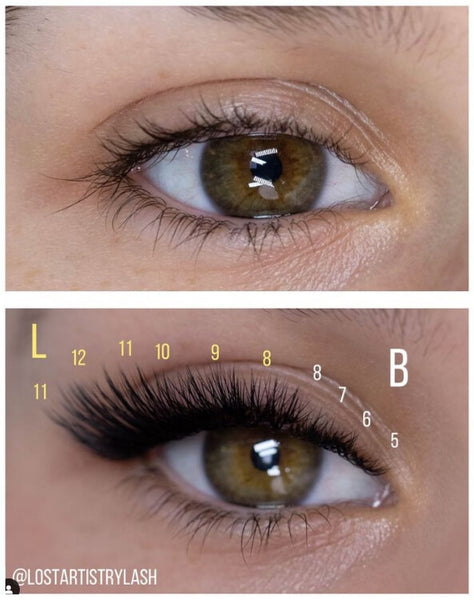 نقشه اکستنشن مژه گربه‌ای