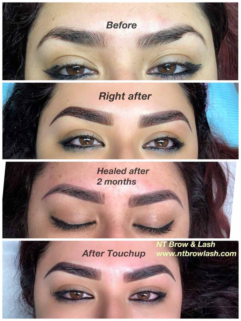 28 تا 42 روز بعد از میکرو ابرو