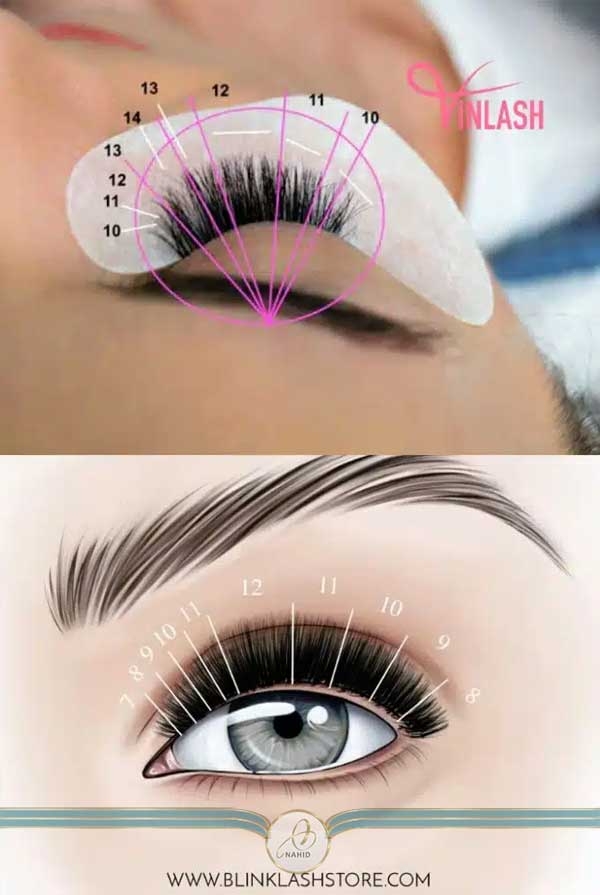 مرحله نقشه برداری در فرآیند مژه معکوس چشم گربه ای