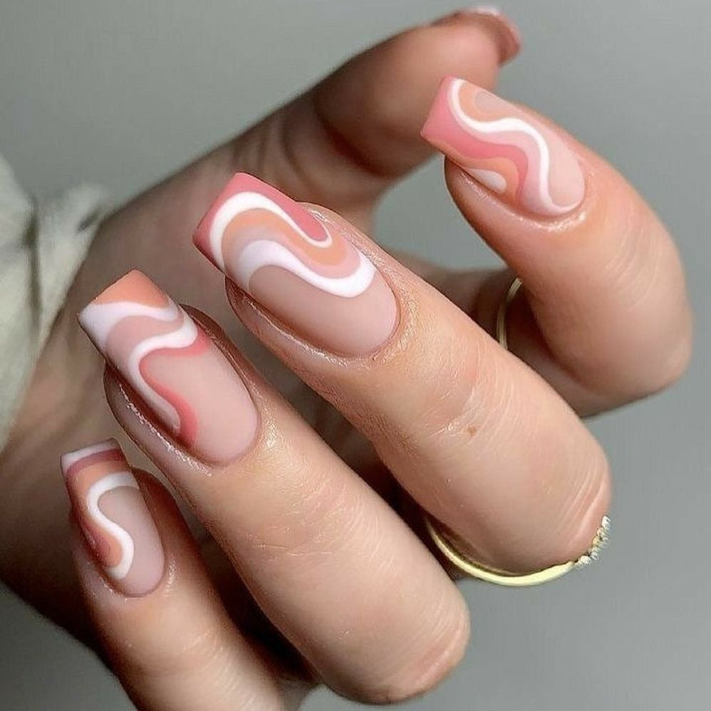Peachy Dream Swirls
