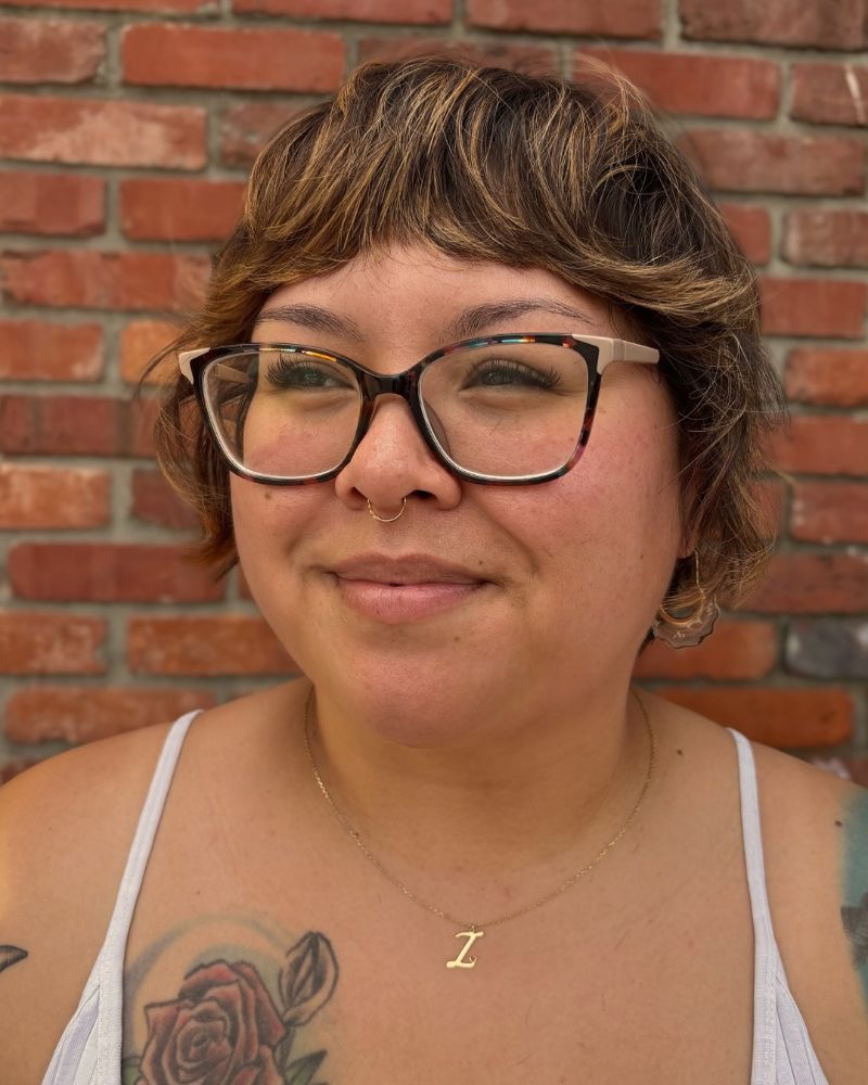 مدل موی پیکسی با چتری شگی