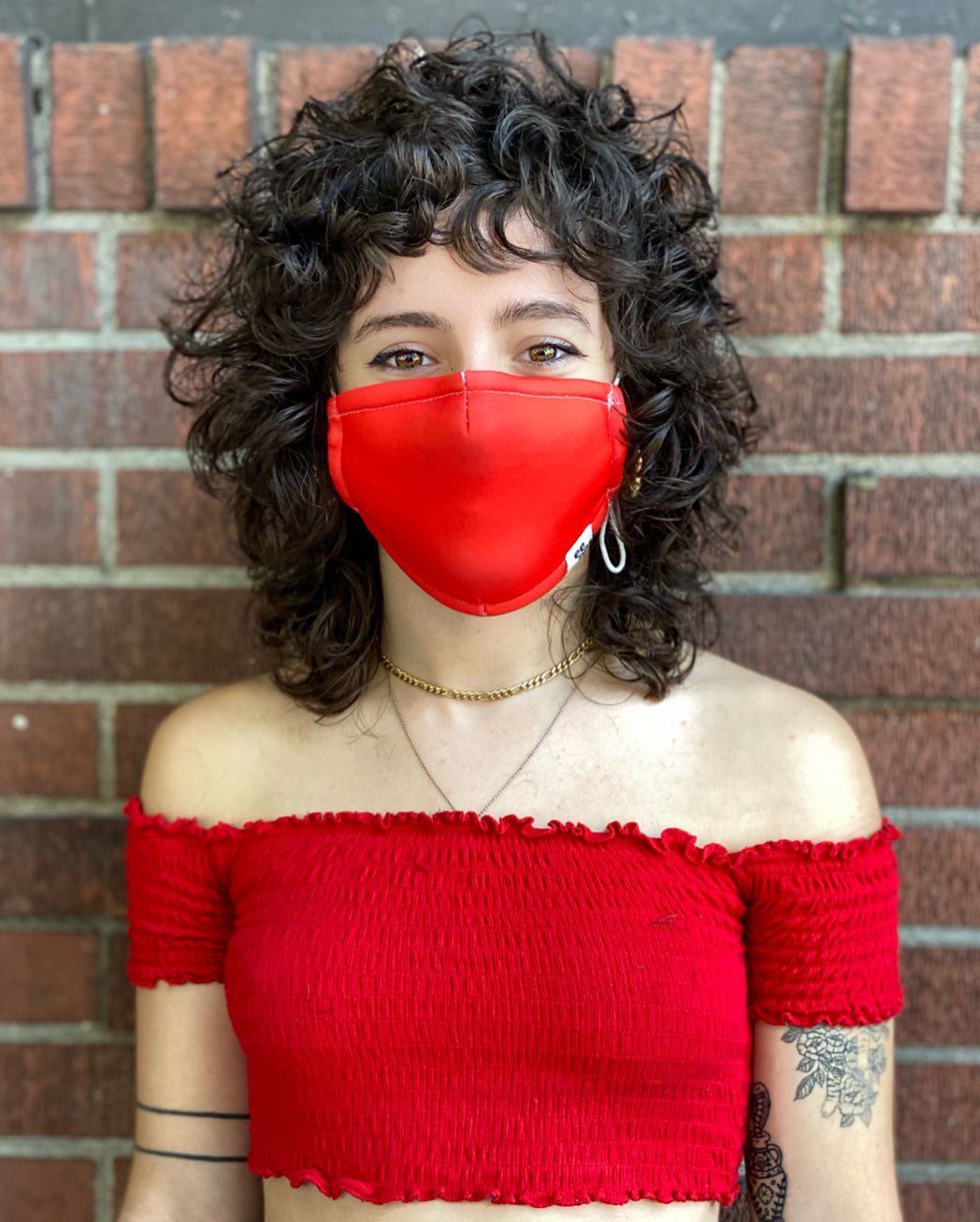 7. Shaggy Curly Bob with Defined Layers